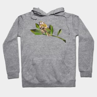 Cute Geometric Goldcrest Hoodie